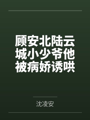 顾安北陆云城小少爷他被病娇诱哄了