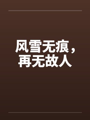 风雪无痕，再无故人